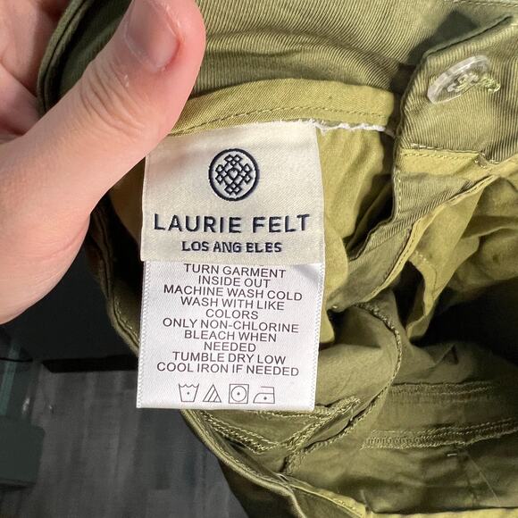 Laurie Felt Lightweight Chino Pants Martini Olive, Reg 2 - Picture 3 of 16
